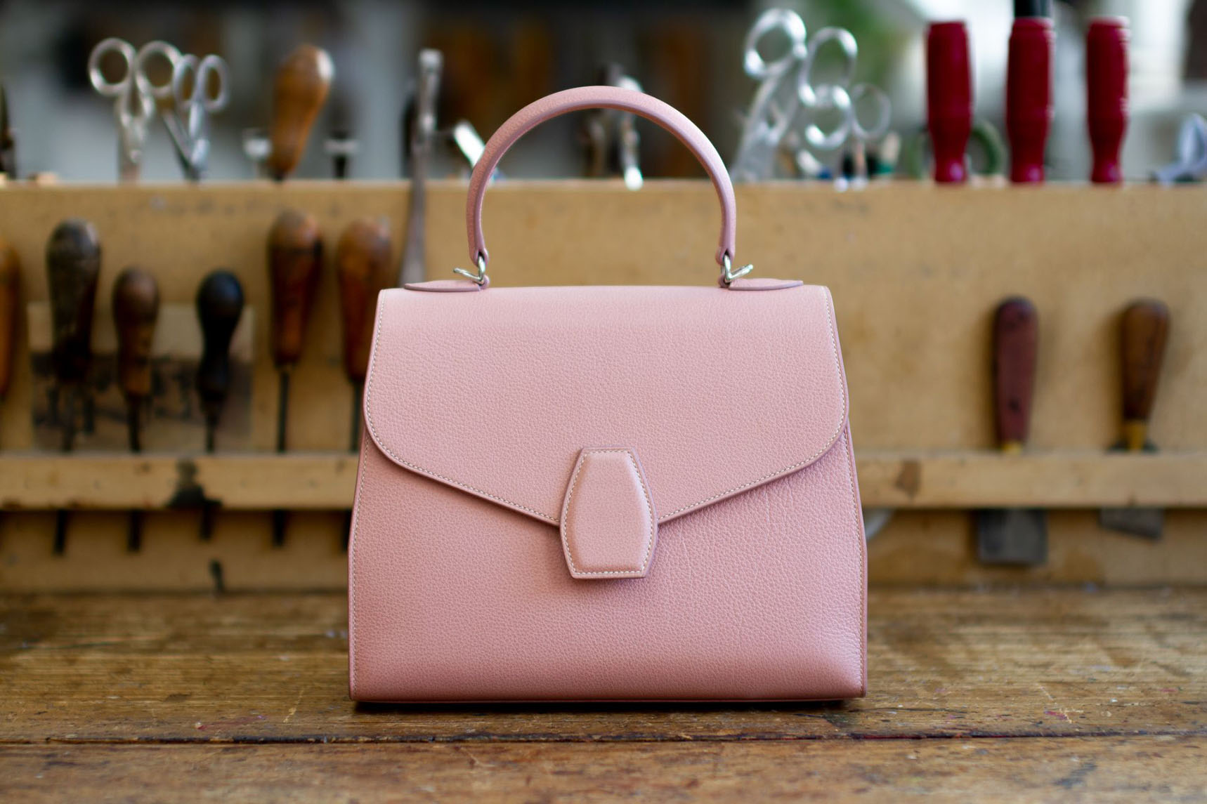 manon leather handbag